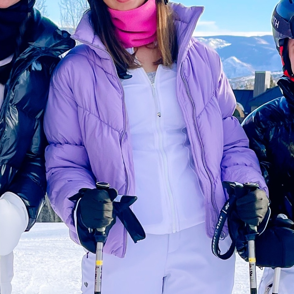 Judith March Purple Puffer Jacket